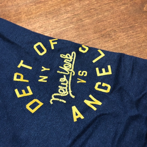 VICTORIA'S SECRET 3/4 Sleeve Hoodie Navy Soft NWT - Picture 4 of 8